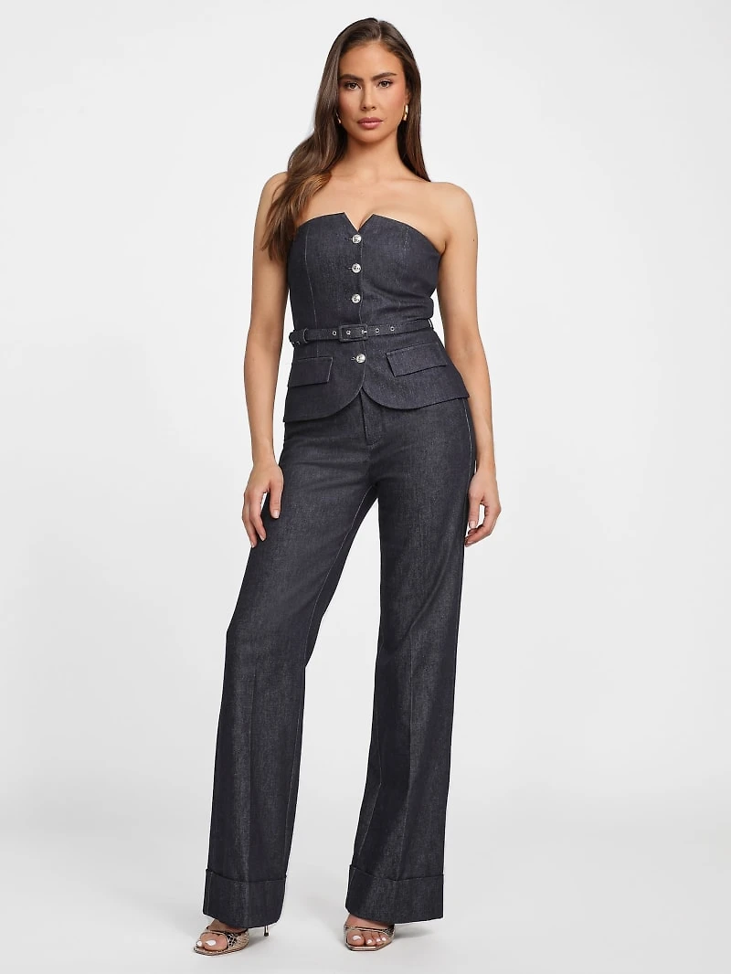 Glam De Nuit Denim Corset