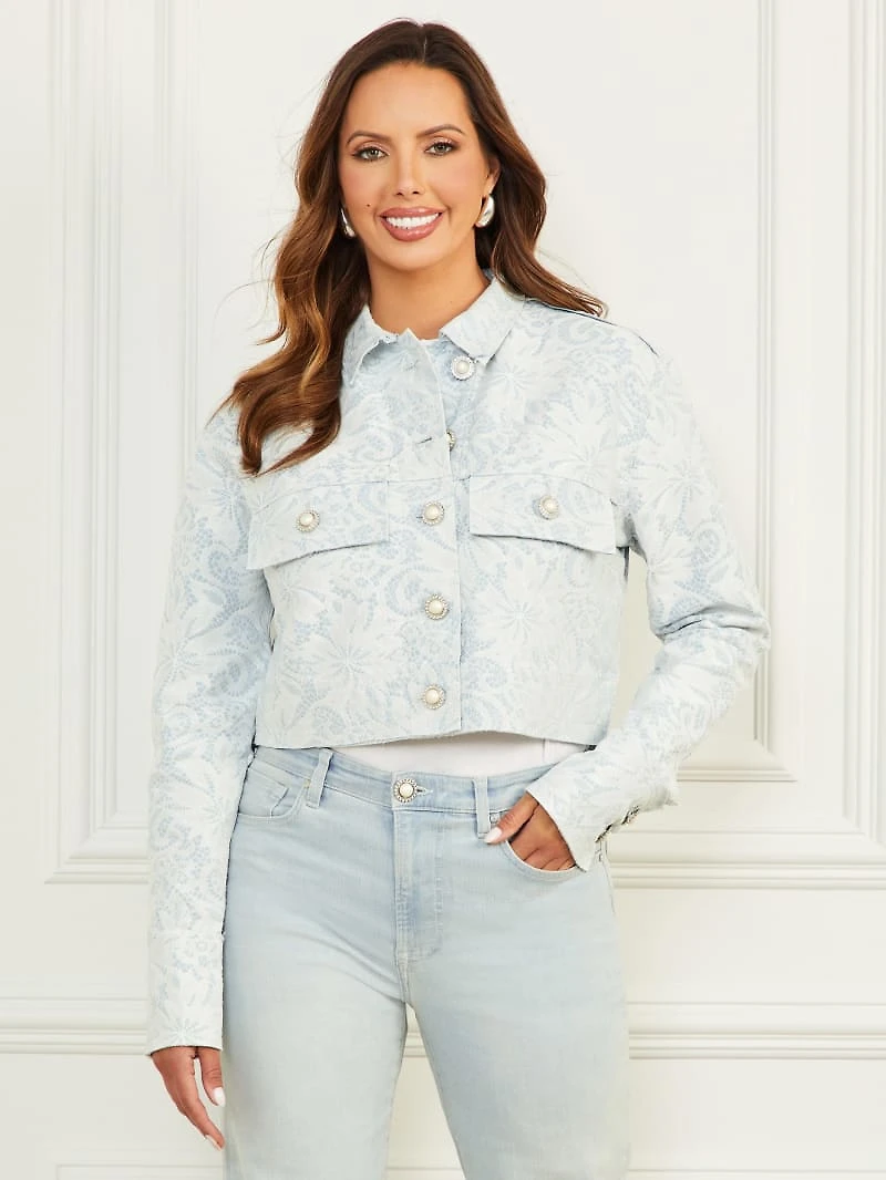 Glam Romantica Denim Jacket