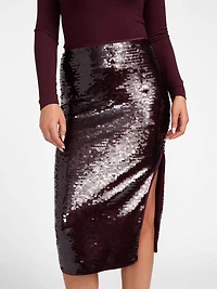 Misty Sequin Midi Skirt