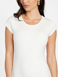 Eco Aabish Fitted Sweater Dress