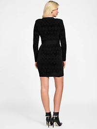 Marciano monogram sweater dress