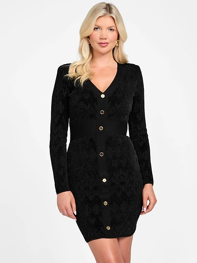 Marciano monogram sweater dress