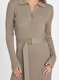 Agathe Polo Sweater Dress