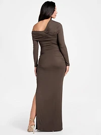 Eco Astrid Off-Shoulder Draped Dress