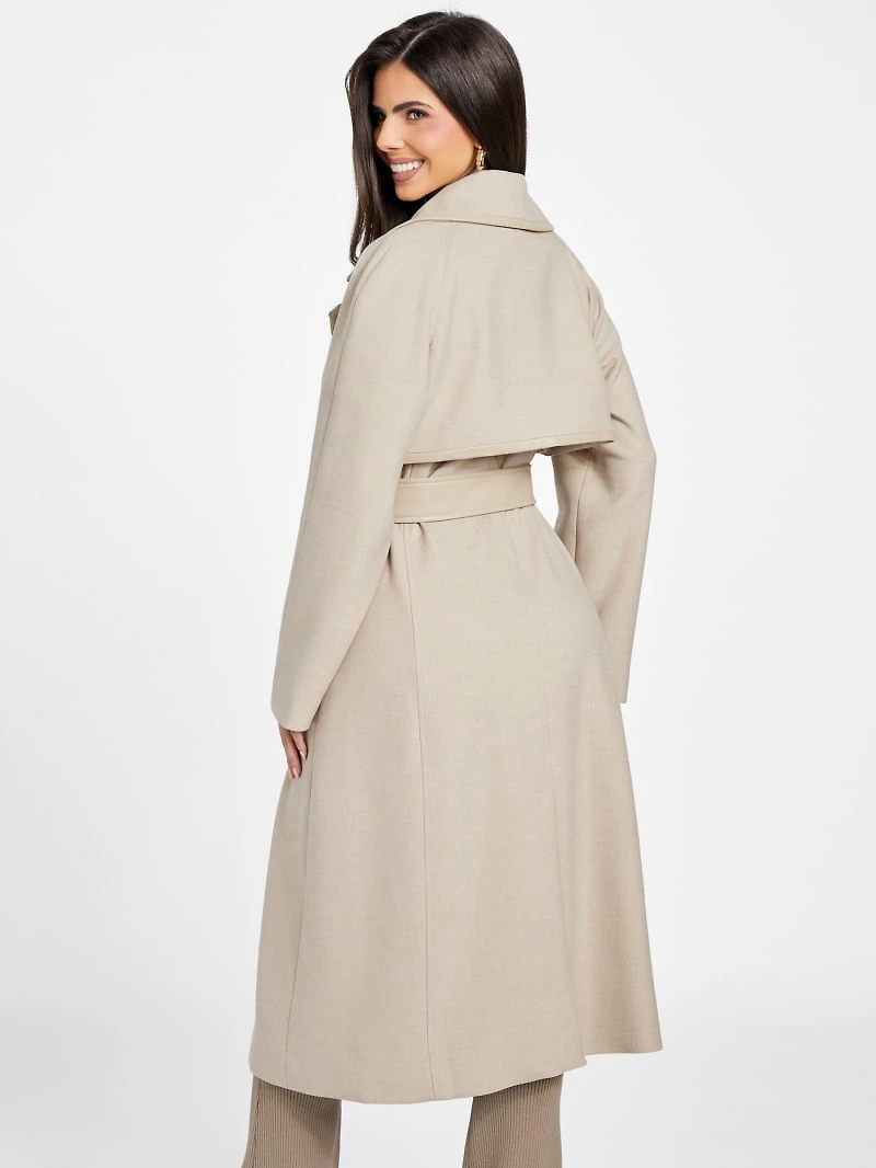 Natalie Longline Trench Coat