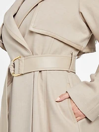 Natalie Longline Trench Coat
