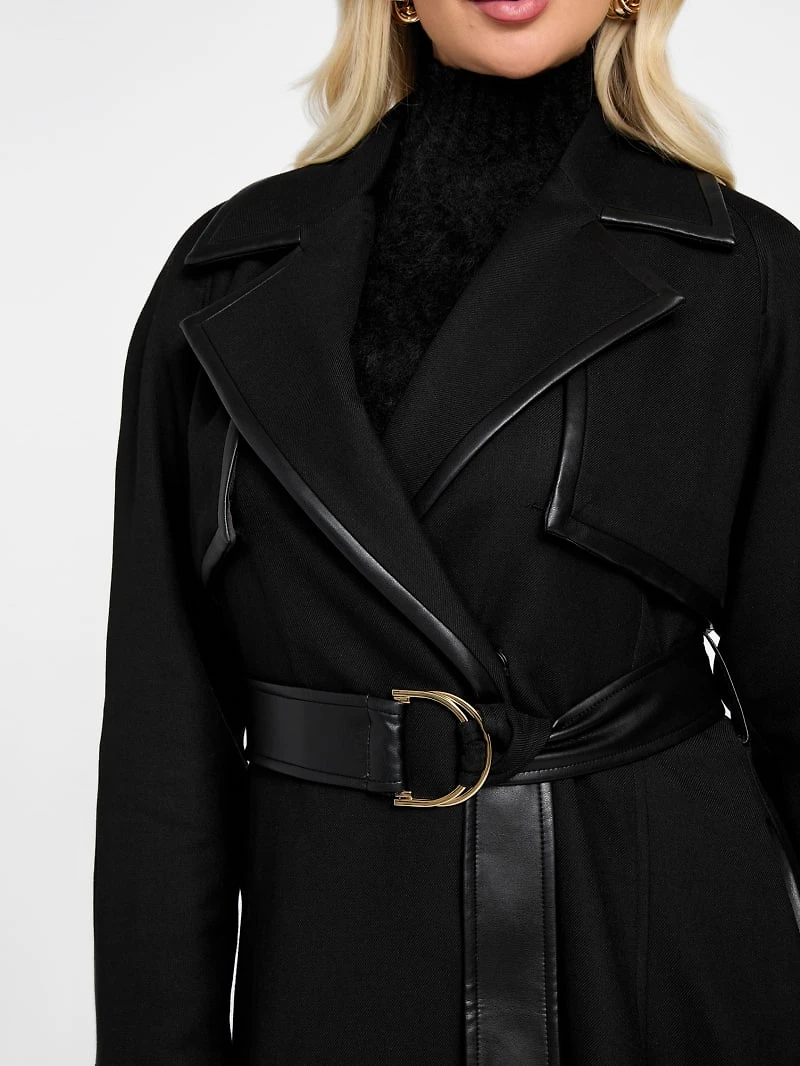 Natalie Longline Trench Coat