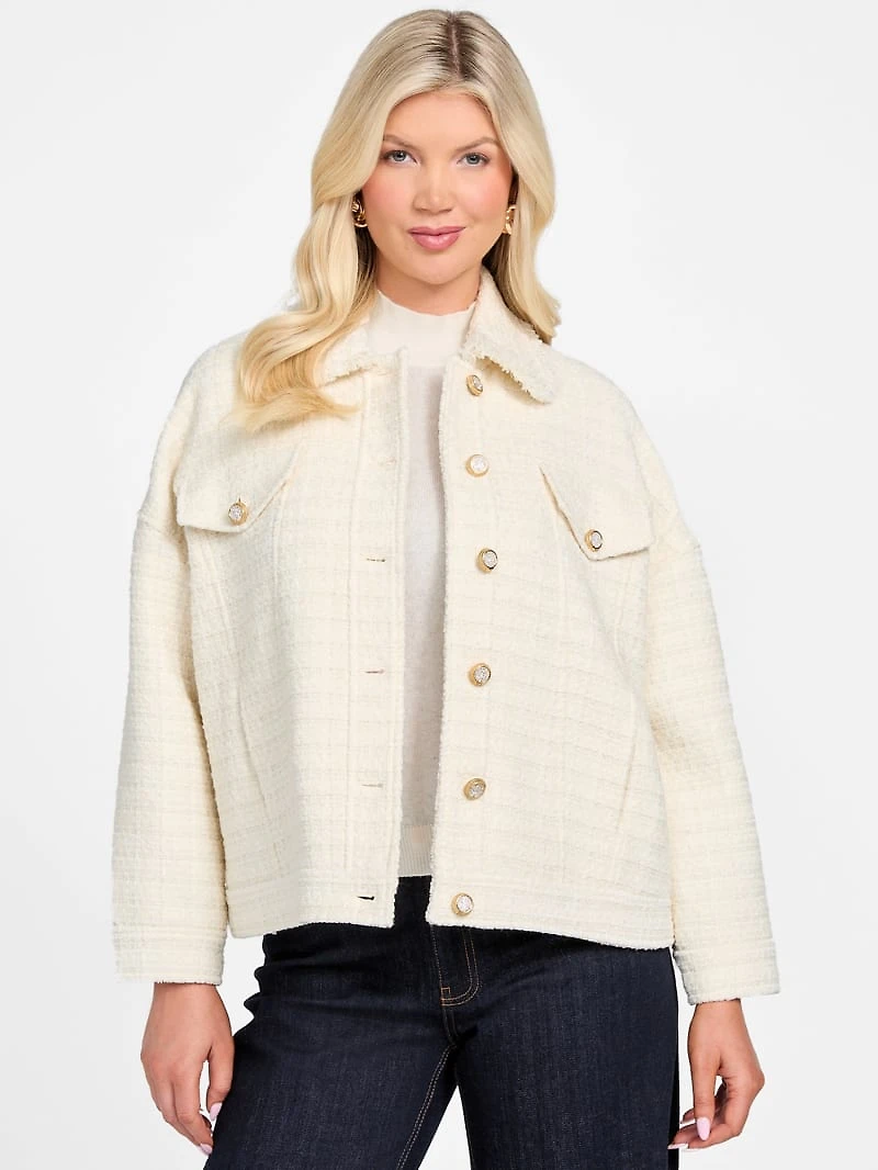 Eco Sue Oversized Tweed Jacket