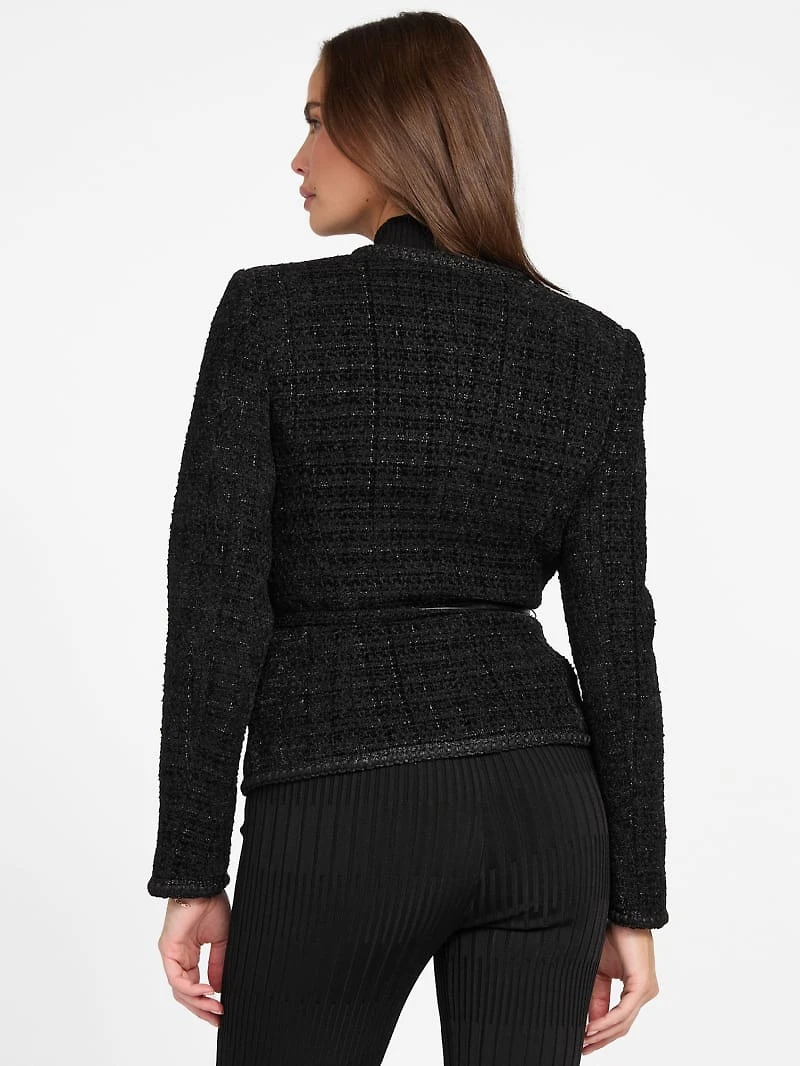Eco Sue Belted Bouclé Blazer