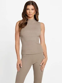 Agathe Mock Neck Sweater Top