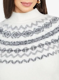 Akilah Mock-Neck Sweater