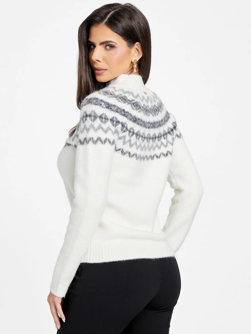 Akilah Mock-Neck Sweater