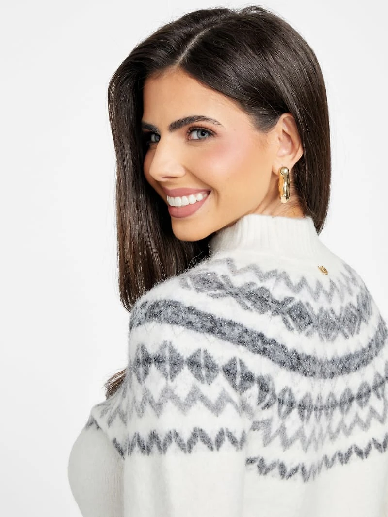 Akilah Mock-Neck Sweater