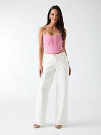 Aisha Bustier Bandage Crop Top