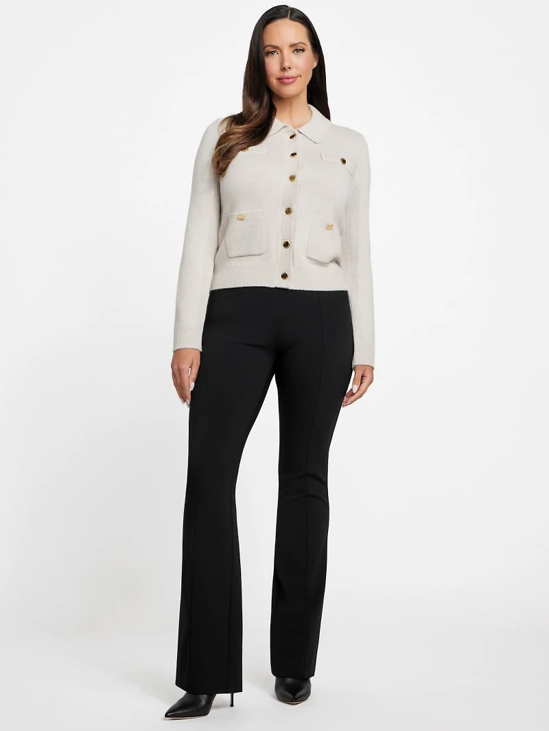 Afrah Pockets Cardigan Sweater