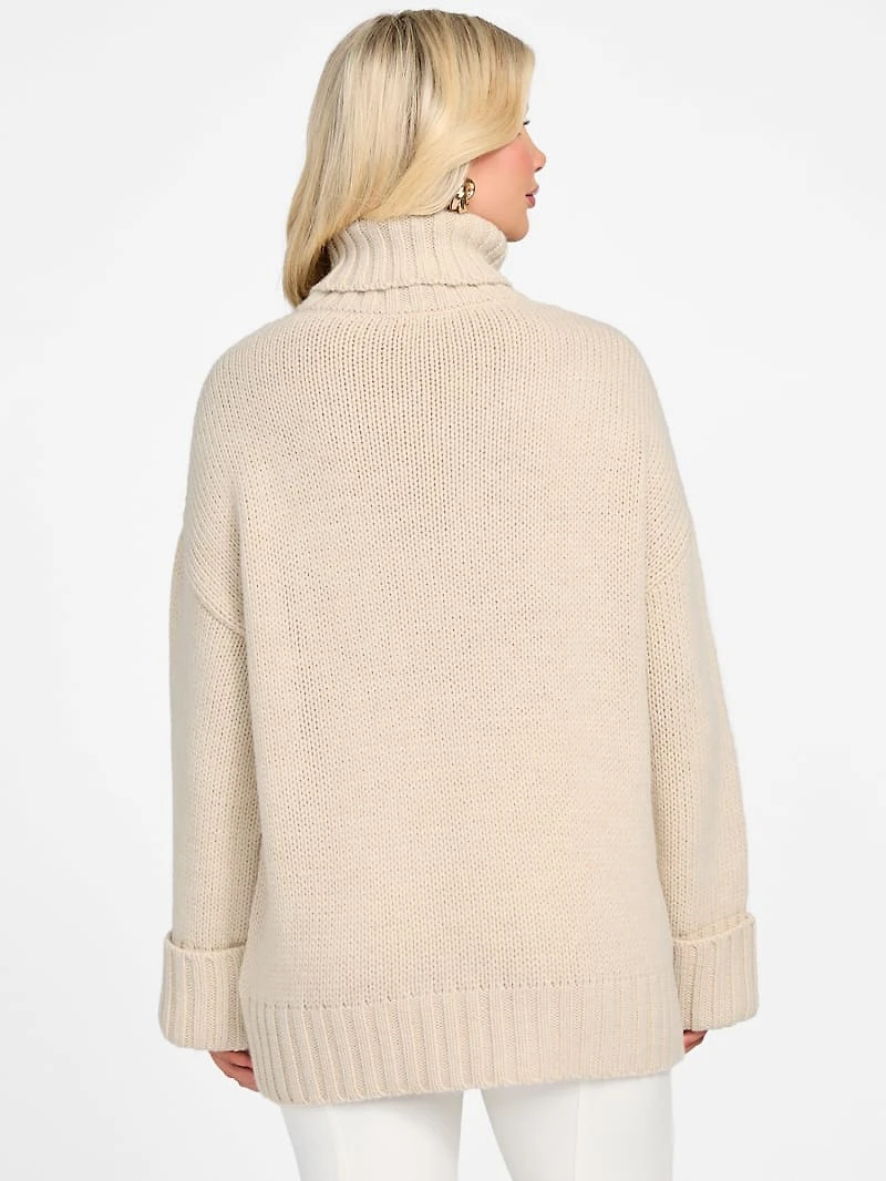 Ahlam Turtleneck Embroidered Sweater