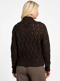 Adenora Zipped Cardigan Sweater
