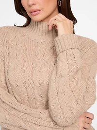 Aida Maxi Cable-Knit Sweater