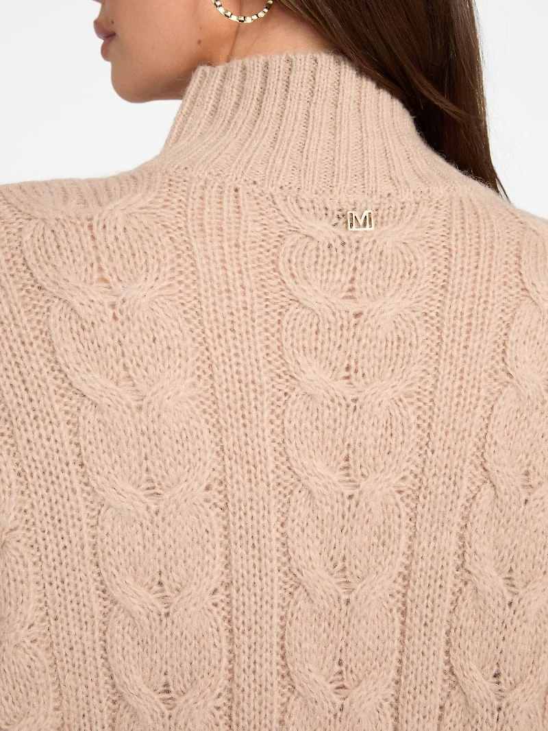 Aida Maxi Cable-Knit Sweater