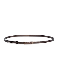 Patent Leather Minimalist Belt