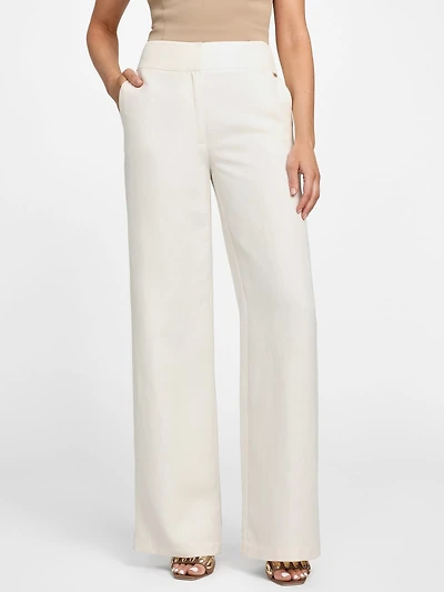 Eco Greta Linen-Blend Pant