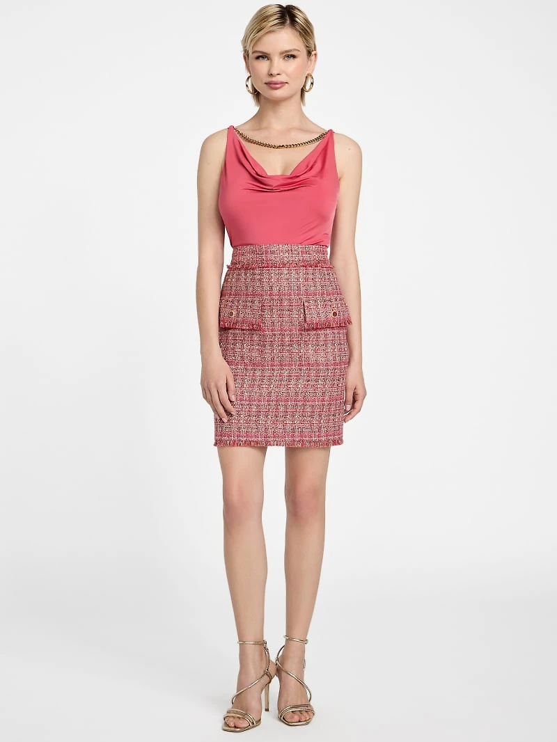 Eco Claudia Tweed Mini Skirt