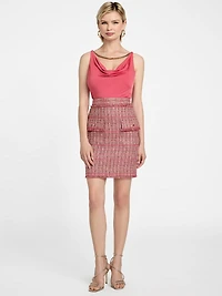Eco Claudia Tweed Mini Skirt