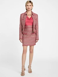 Eco Claudia Tweed Mini Skirt