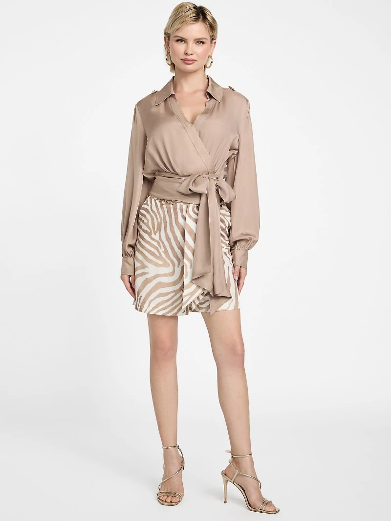 Dorian Wrap Blouse