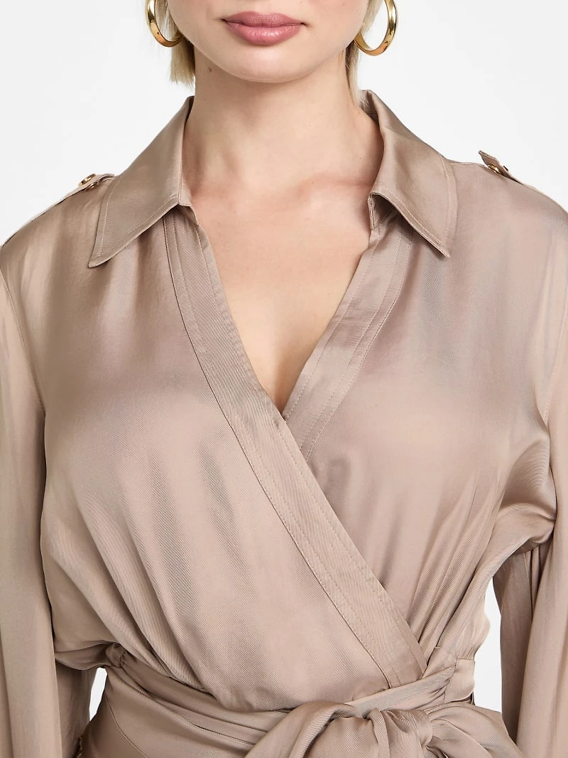 Dorian Wrap Blouse