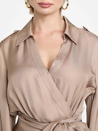 Dorian Wrap Blouse
