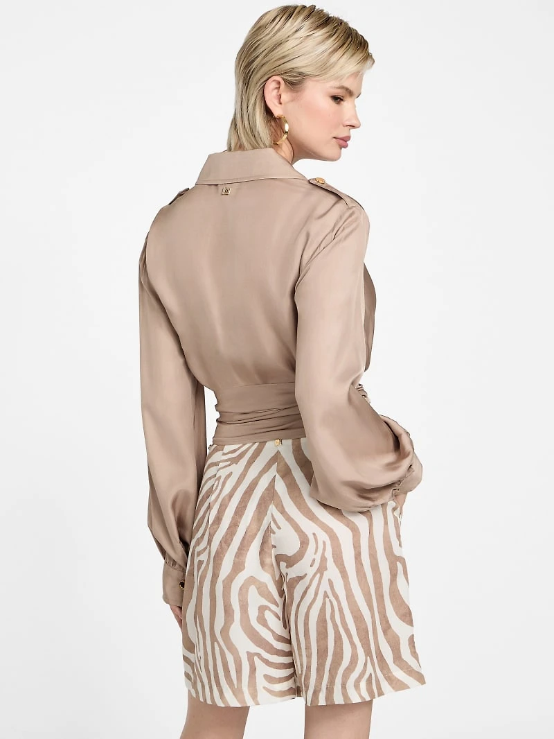 Dorian Wrap Blouse