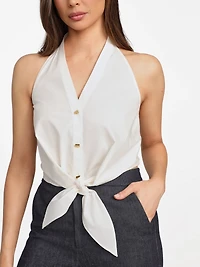 Pat Tie-Front Top