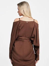 Eco Greta Linen-Blend Wrap Tunic