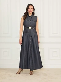 Eco Carla Maxi Denim Dress