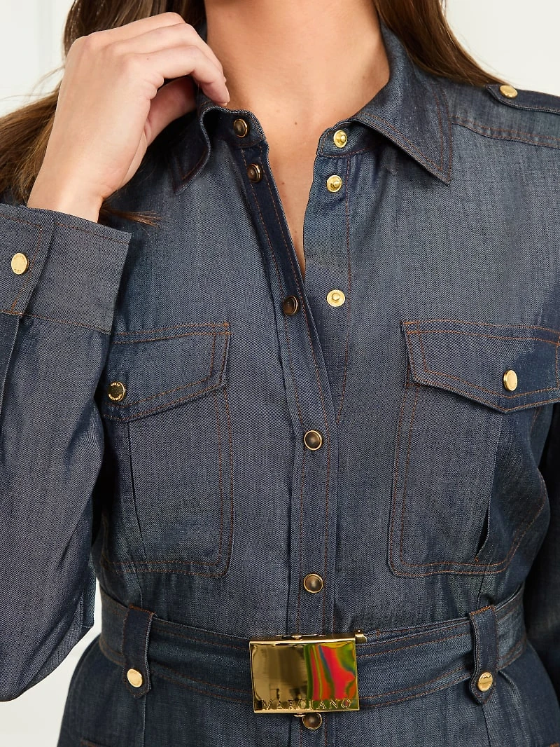 Eco Carla Safari Denim Dress