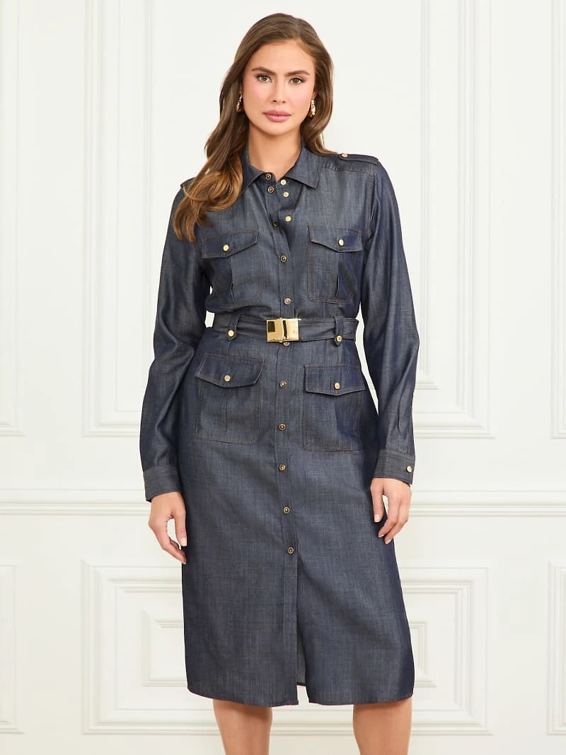 Eco Carla Safari Denim Dress