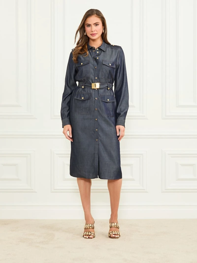 Eco Carla Safari Denim Dress