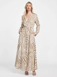 Eco Giselle Printed Maxi Dress