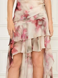 Eco Kendall Printed High-Low Dress