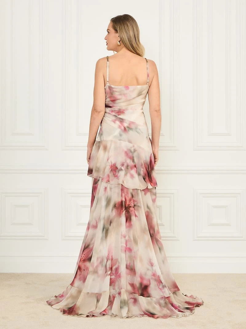 Eco Kendall Printed High-Low Dress