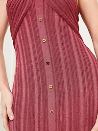 Gia Halter Lurex Dress