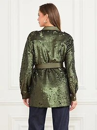 Kaia Sequin Shacket