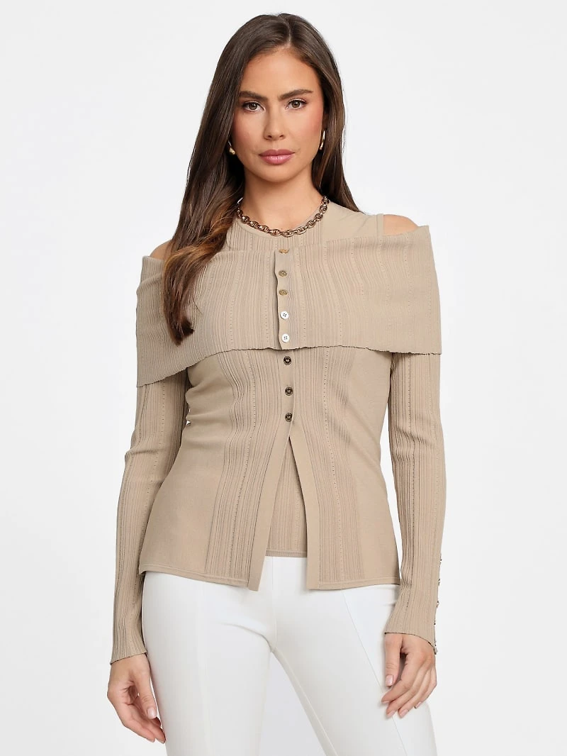 Giada Top & Cardigan Set