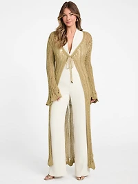 Lucky Lurex Net Duster Cardigan