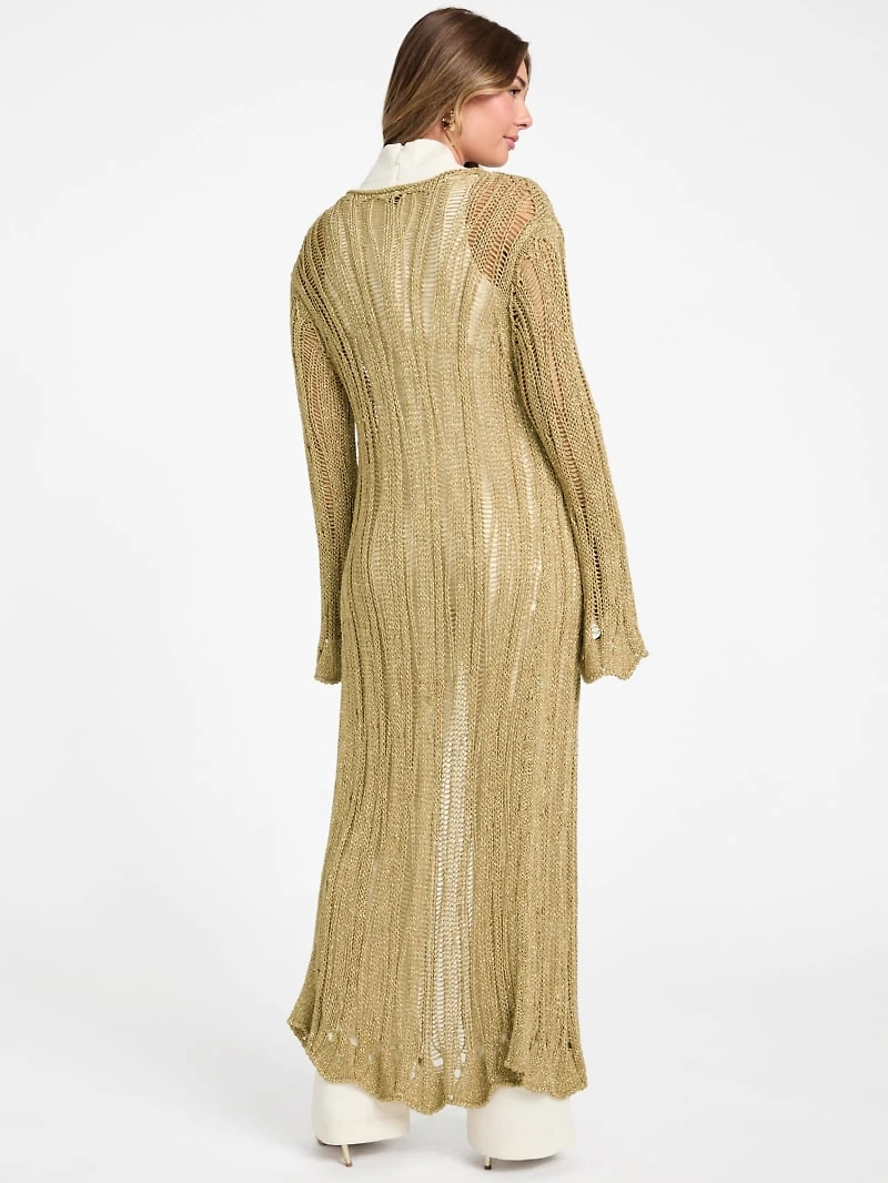 Lucky Lurex Net Duster Cardigan