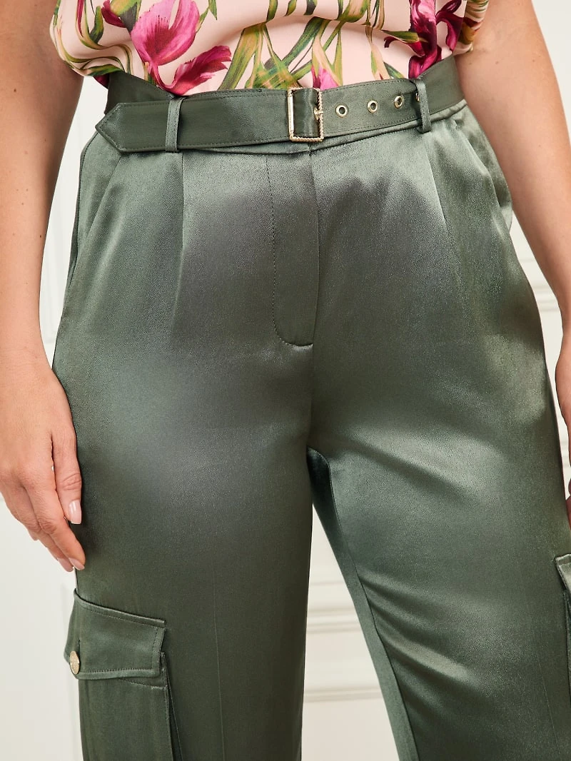 Fannie Satin Cargo Pant