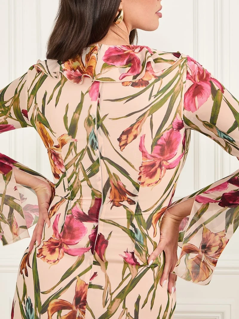 Iris Printed Maxi Dress