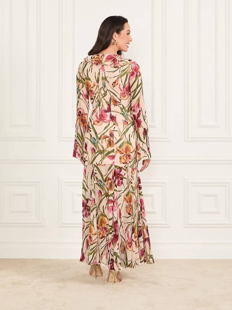 Iris Printed Maxi Dress