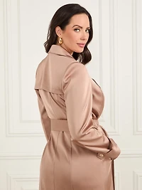 Eleonor Satin Wrap Trench